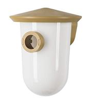 Singing Friend vogel- en voederhuis set bruin - thumbnail