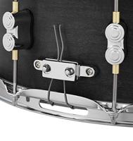 PDP Drums Concept Satin Black Wax Maple 14 x 6.5 inch snaredrum - thumbnail