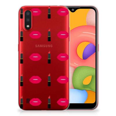 Samsung Galaxy A01 TPU bumper Lipstick Kiss Samsung Galaxy A01 TPU bumper Lipstick Kiss