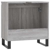 Badkamerkast 58x33x60 cm bewerkt hout grijs sonoma eikenkleurig - thumbnail