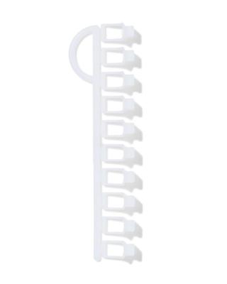 HEMA Glijders voor U-rails wit - 10 stuks (wit)