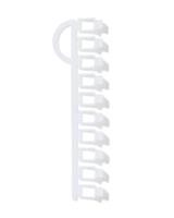 HEMA Glijders voor U-rails wit - 10 stuks (wit) - thumbnail