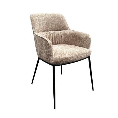 Richmond Eetkamerstoel 'Bella' Chenille, kleur Desert