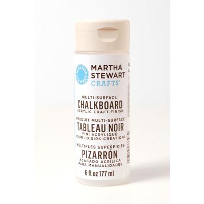 Martha Stewart • chalkboard finish clear