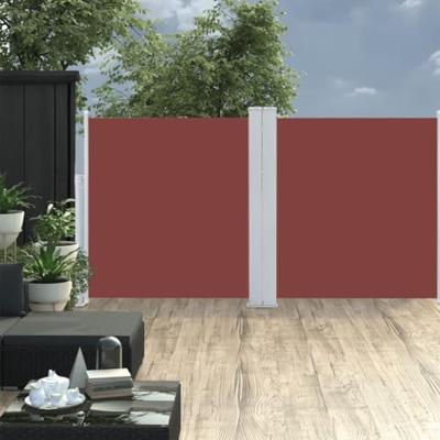 VidaXL Windscherm uittrekbaar 120x600 cm bruin VidaXL Windscherm uittrekbaar 120x600 cm bruin