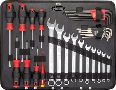 Vigor V2542 V2542 Doe-het-zelver Gereedschapskoffer (gevuld)