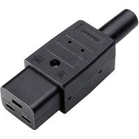 Martin Kaiser 763/sw/C Apparaatstekker (koud) 763 Bus, recht Totaal aantal polen: 2 + PE 16 A Zwart 1 stuk(s) - thumbnail