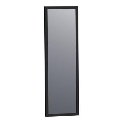 Brauer Onyx Spiegel - 25 cm - Rechthoekig - Zwart Geborsteld Frame