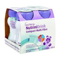 NutriniDrink Compact Multi Fibre Neutrale Smaak 4x125ml - thumbnail