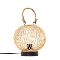 QAZQA Landelijke buiten tafellamp rotan - Calamus - thumbnail