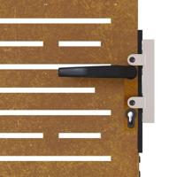 VidaXL Poort 85x125 cm vierkant cortenstaal - thumbnail