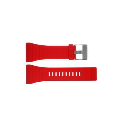 Horlogeband Diesel DZ7198 Silicoon Rood 34mm