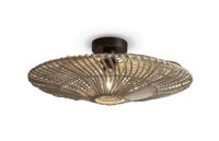 GOOD&MOJO Plafondlamp 'Zanzibar' Rotan, 55cm, kleur Wit - thumbnail