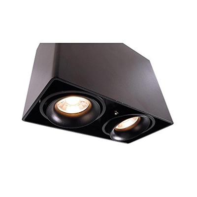 Deko Light 348005 Mona II, Schwarz Plafondlamp GU10 Zwart