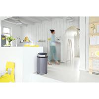 Brabantia touch bin afvalemmer 60 liter platinum / fingerprint proof - thumbnail