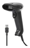Manhattan 2D LED-Barcodescanner 320mm Scanreichweite integriertes 1,4m USB-A-Kabel schwarz 2D-barcodescanner Kabel 1D, 2D LED Zwart Handmatig USB-A - thumbnail