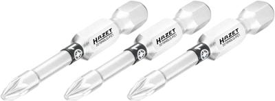 HAZET Bit 2216NSLG-PZ1/3 · 1/4 inch (6,3 mm) zeskant massief · Pozidriv-profiel PZ · 3-delig · SW PZ1