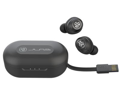 JLab JBuds ANC 3 Bluetooth-oordopjes, slimme actieve ruisonderdrukkende oortelefoon, 42+ uur speeltijd, draadloze hoofdtelefoon, IP55 zweetbestendig, EQ3-geluid, in-ear buds met microfoon en