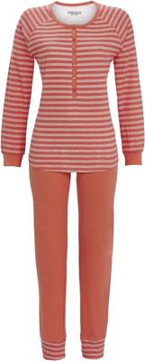 Warme rode pyjama strepen