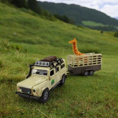 Kids globe landrover defender giraffe trailer Die-cast Malanico - Malanico Kids globe landrover defender giraffe trailer Die-cast Malanico - Malanico