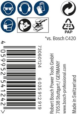 Bosch Accessories EXPERT M480 2608900786 Schuurnetrol Ongeperforeerd Korrelgrootte (num) 100 1 stuk(s)