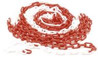 Perel signalisatieketting 10 meter rood/wit - thumbnail