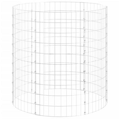 Gabion paal rond 100x100 cm gegalvaniseerd staal Gabion paal rond 100x100 cm gegalvaniseerd staal
