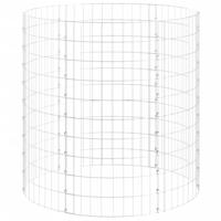 Gabion paal rond 100x100 cm gegalvaniseerd staal - thumbnail