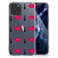 iPhone 12 Pro Max Doorzichtige Silicone Hoesje Lipstick Kiss - thumbnail