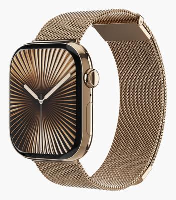 Vonmählen Milanese Loop 2 For Apple Watch 44 - 45 - 46 - 49mm One Size Sunset Gold