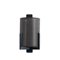 Light & Living Danish design wandlampLitto zwart met linnen - 3128783 - thumbnail