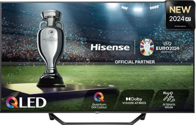 Hisense 55A79NQ - Smart TV, 55 inch, 4K, DVB-T2, HEVC (H.265), zwart