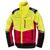 Leipold Doehle 4112-XXL Bosbescherming jas comfort Maat: XXL Neon-geel, Rood, Zwart - thumbnail