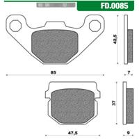 Newfren remblokset fd0085 buxy-rs / squab - thumbnail