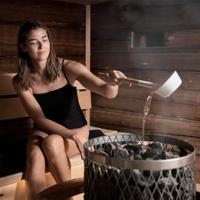 Rento Design sauna-emmer met greep - Wit - thumbnail