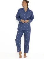 Lunatex flanellen pyjama dames - Dream Queen - thumbnail