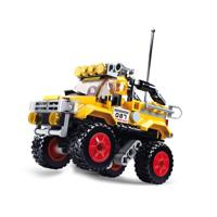 Sluban Off-Road Vehicle yellow bouwstenen set - thumbnail