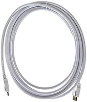 Delock 84879 DisplayPort-kabel DisplayPort Aansluitkabel DisplayPort-stekker 5 m Wit Vergulde steekcontacten, Afgeschermd (drievoudig), 4K UHD - thumbnail