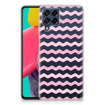 Samsung Galaxy M53 | TPU bumper | Waves Roze