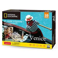 Cubic Fun 3d puzzel national geographic st. marco plein - thumbnail