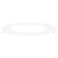 VidaXL Geschikt voor platte boomring wit ø50 / 80 cm staal - thumbnail