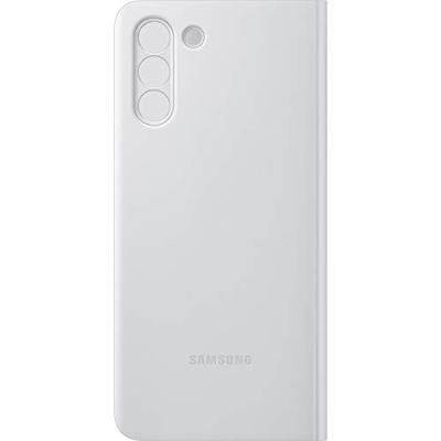 Samsung Clear View cover voor Galaxy S21 Plus Telefoonhoesje Grijs