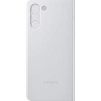 Samsung Clear View cover voor Galaxy S21 Plus Telefoonhoesje Grijs - thumbnail