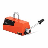 Steinberg Systems SBS-PML-1500N hefmagneet 1500 kg plat/750 kg ronde magneetlifter lift magneetkraan magneet (165 x 374 x 273 mm (BxLxH), min./Max. diameter 150 - 350 mm) - thumbnail
