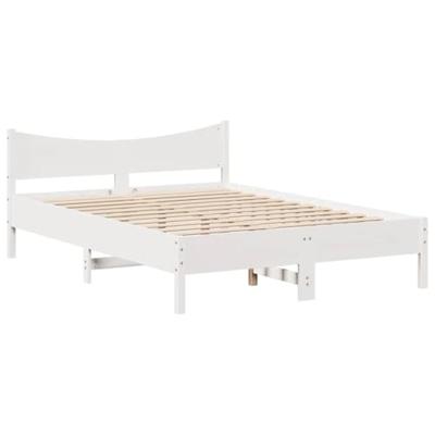 Bedframe met lades massief grenenhout wit 150x200 cm