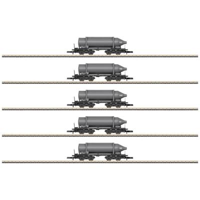 Märklin 82092 Z 5-delige set Carbid-flessenwagen van SKW Trostberg AG Märklin 82092 Z 5-delige set Carbid-flessenwagen van SKW Trostberg AG