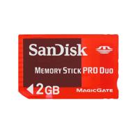 Sandisk 2 GB Pro Duo Memory Stick - thumbnail