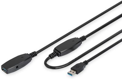 Digitus DA-73106 USB-kabel USB 3.2 Gen1 USB-A stekker, USB-A bus 15.00 m Zwart Afgeschermd, Afgeschermd (dubbel) Digitus DA-73106 USB-kabel USB 3.2 Gen1 USB-A stekker, USB-A bus 15.00 m Zwart Afgeschermd, Afgeschermd (dubbel)