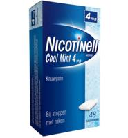Nicotinell Kauwgom cool mint 4 mg (48 st) - thumbnail