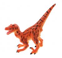 Johntoy dinosaurus Animal World Staurikosaurus 13 cm geel/oranje - thumbnail